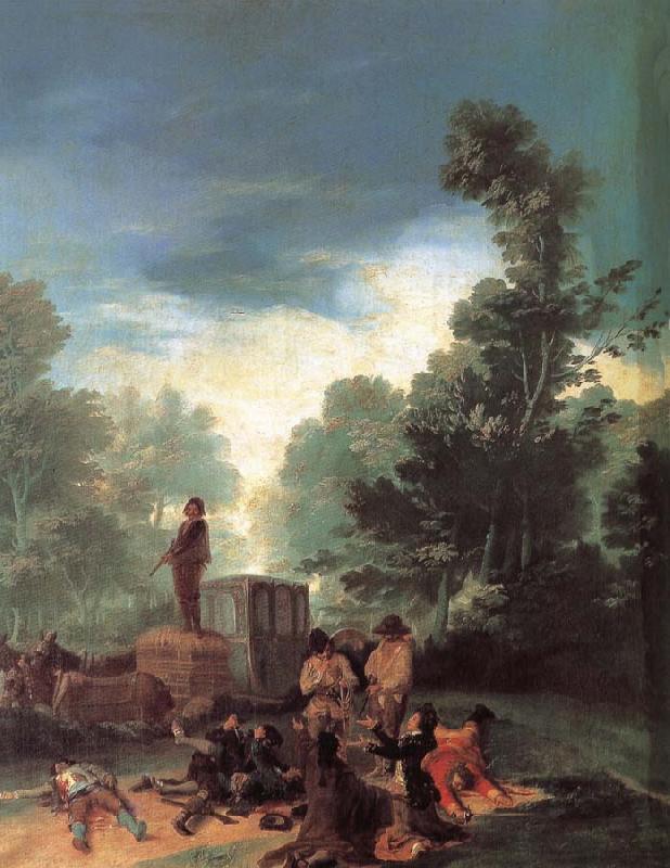 Francisco Goya Highwaymen Attacking a Coach